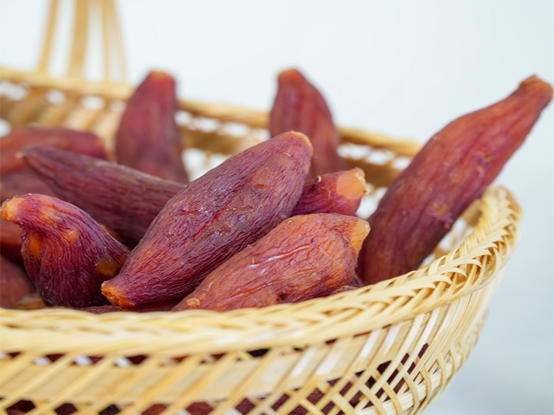 Skinned Dried Sweet Potato