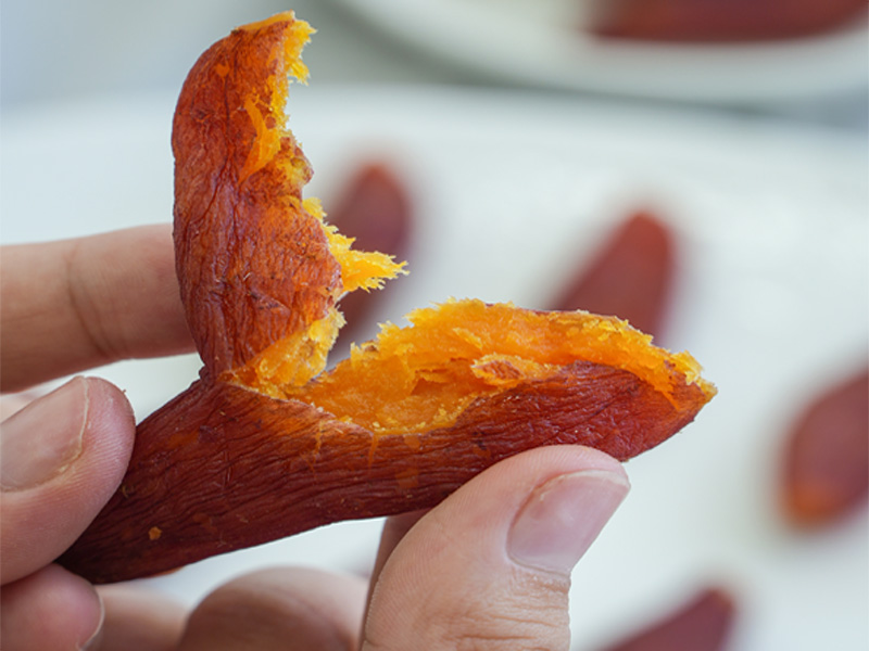 Skinned Dried Sweet Potato