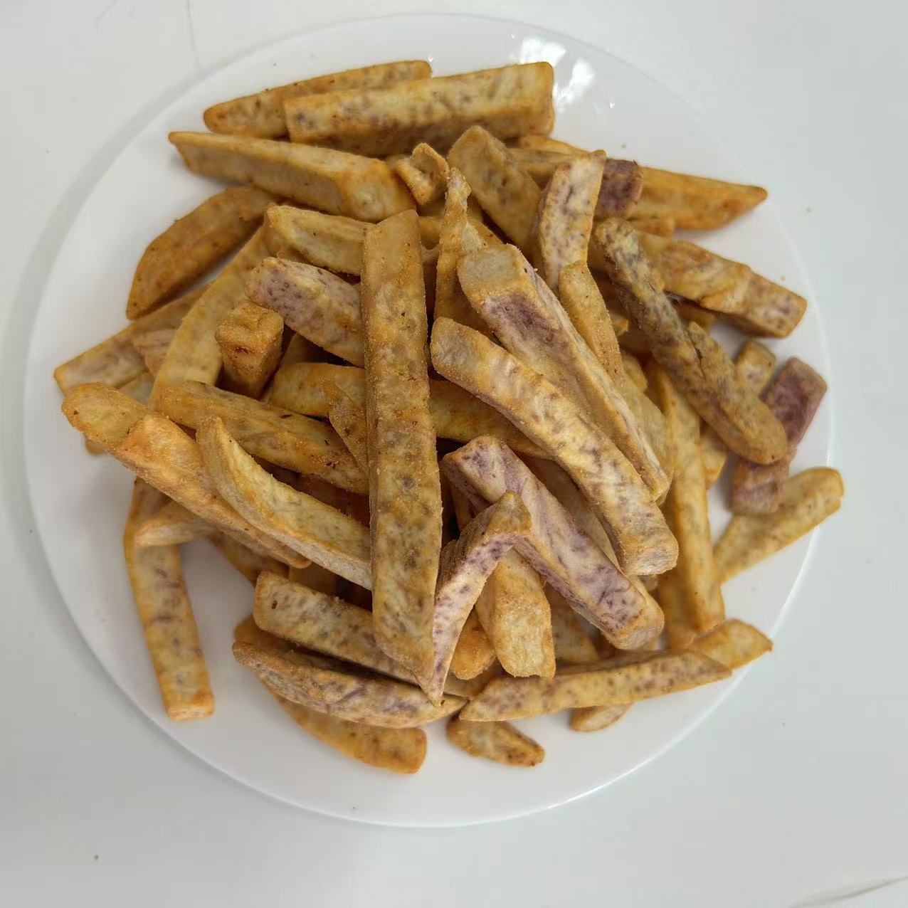 Vacuum Low-Temp Frying Taro Sticks Salty Egg Yolk Flavor Taro Sticks Supplier